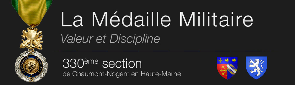 330° Section de la Médaille Militaire de  Chaumont-Nogent